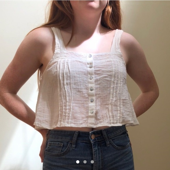Urban outfitters white tank - Picture 1 of 3